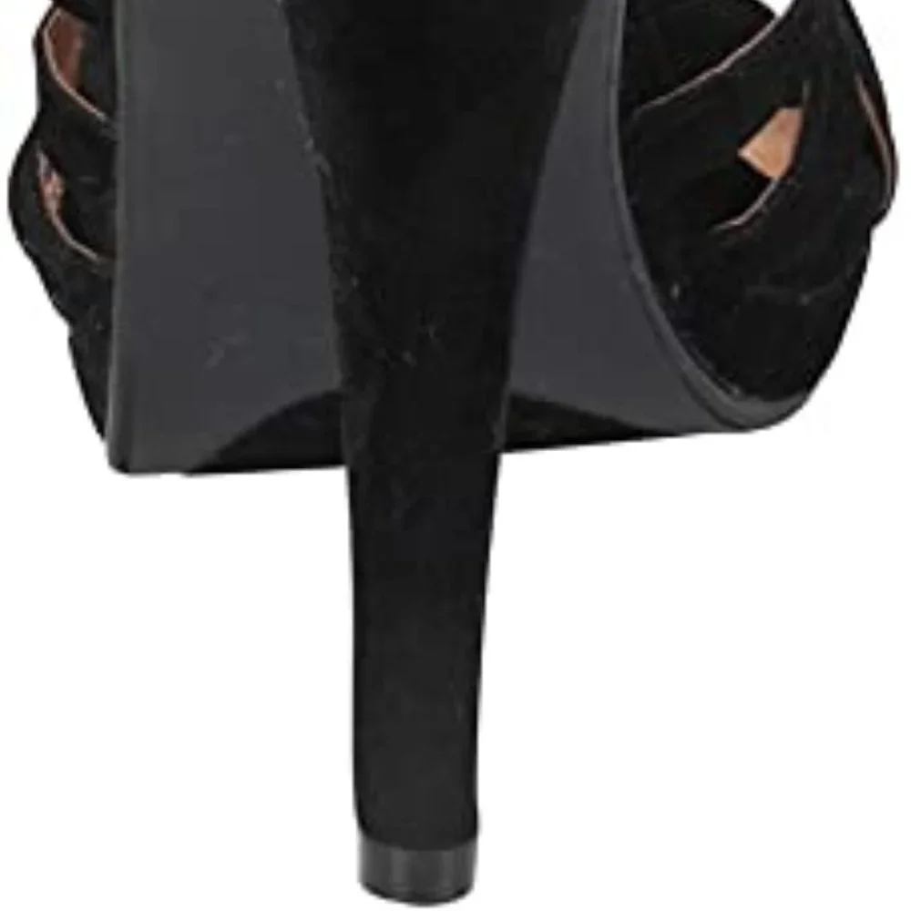 New Pump Gladiator Heels Caged Lace Up Platform Sandal Women's 10